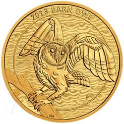 1/4 OZ AUSTRALIAN GOLD BARN OWL