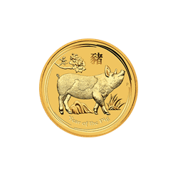 2019 1/4 OZ PERTH MINT GOLD PIG