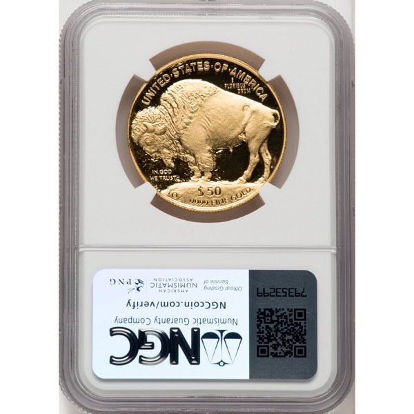 2006 1 OZ AMERICAN GOLD BUFFALO PCGS PROOF 70 - Image 3