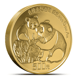 5 OZ CHINESE GOLD PANDA