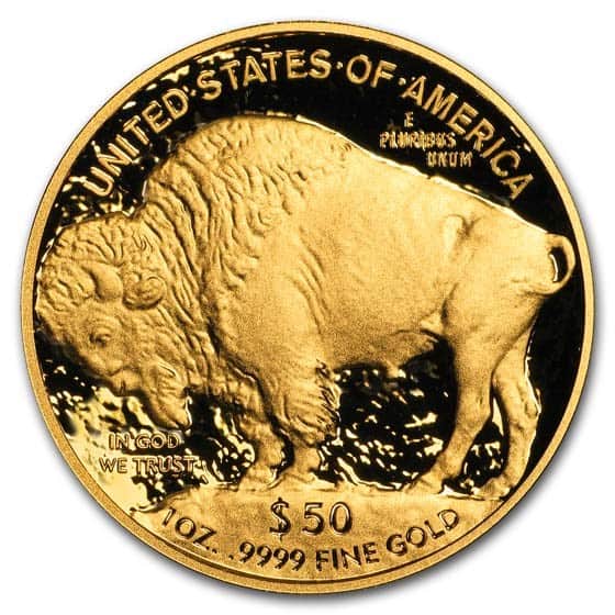 1 OZ AMERICAN GOLD BUFFALO PCGS PR70 - Image 4
