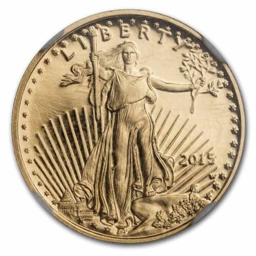 1/10 OZ AMERICAN GOLD EAGLE NGC PF70 - Image 4