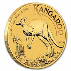 1/4 OZ AUSTRALIAN GOLD KANGAROO (NO PLASTIC)