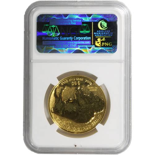 2013 1 OZ AMERICAN GOLD BUFFALO NGC69 REVERSE PROOF - Image 3