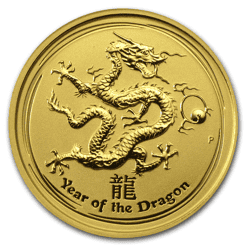 1/10 OZ AUSTRALIAN GOLD DRAGON