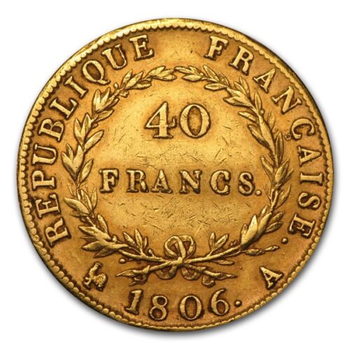 40 FRANC GOLD COIN - Image 3