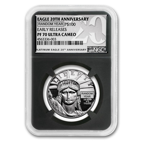 1 OZ AMERICAN PLATINUM PROOF EAGLE NGC PF70 - Image 2