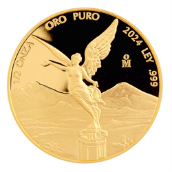2024 1/2 OZ MEXICAN GOLD LIBERTAD PROOF