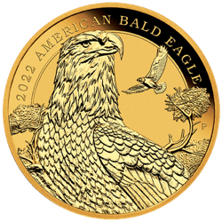 1/4 OZ AUSTRALIAN (PERTH MINT) GOLD AMERICAN BALD EAGLE