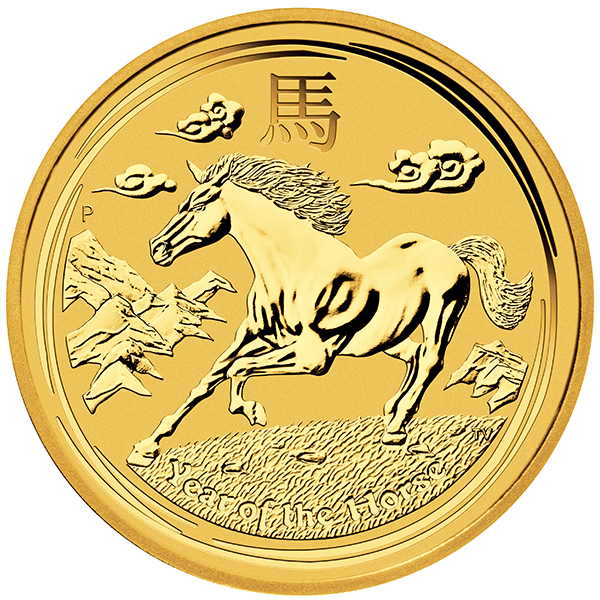 2014 1/10 OZ AUSTRALIAN GOLD HORSE - Image 3