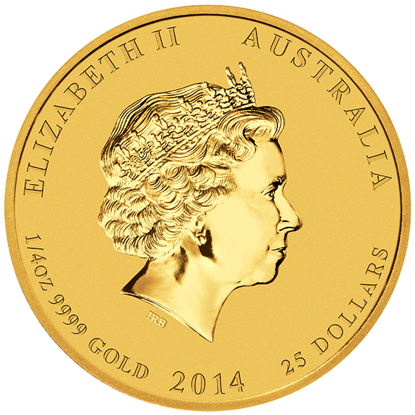 2014 1/4 OZ PERTH MINT GOLD HORSE (LUNAR SERIES) - Image 2
