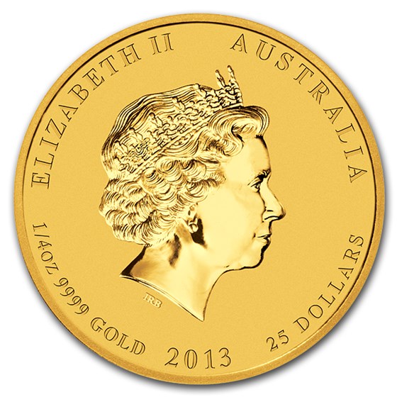 2013 1/4 OZ PERTH MINT GOLD SNAKE (LUNAR SERIES) - Image 3