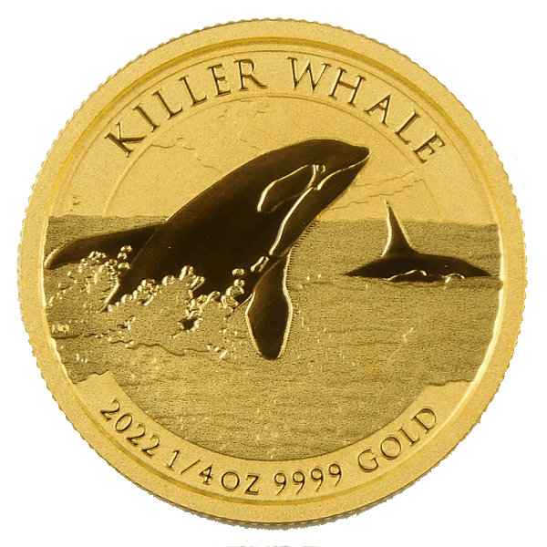 1/4 OZ AUSTRALIAN GOLD KILLER WHALE - Image 2