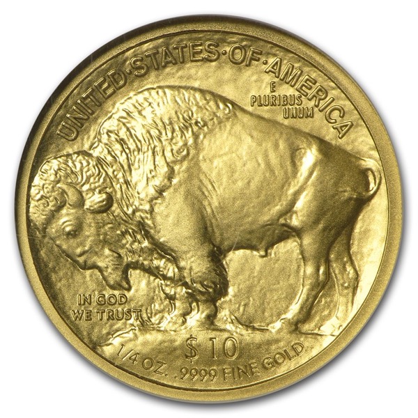 2008 1/4 OZ AMERICAN GOLD BUFFALO NGC69 W - Image 4