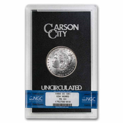 1884 AMERICAN SILVER MORGAN DOLLAR CC GSA
