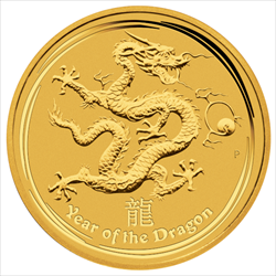 2012 1/2 OZ AUSTRALIAN GOLD DRAGON