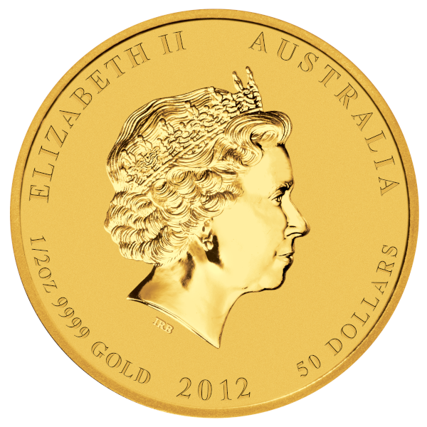 2012 1/2 OZ AUSTRALIAN GOLD DRAGON - Image 2