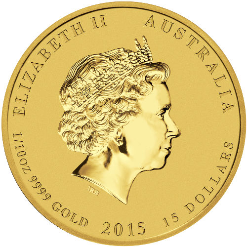 1/10 OZ AUSTRALIAN GOLD GOAT - Image 3