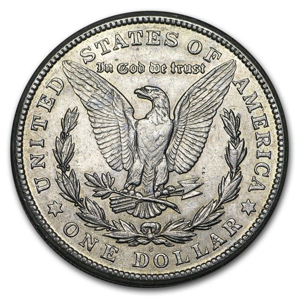 1921 $1 SILVER MORGAN S AU - Image 3