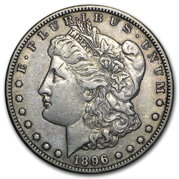 AMERICAN SILVER MORGAN $ EXTRA FINE DETAILS - Image 2