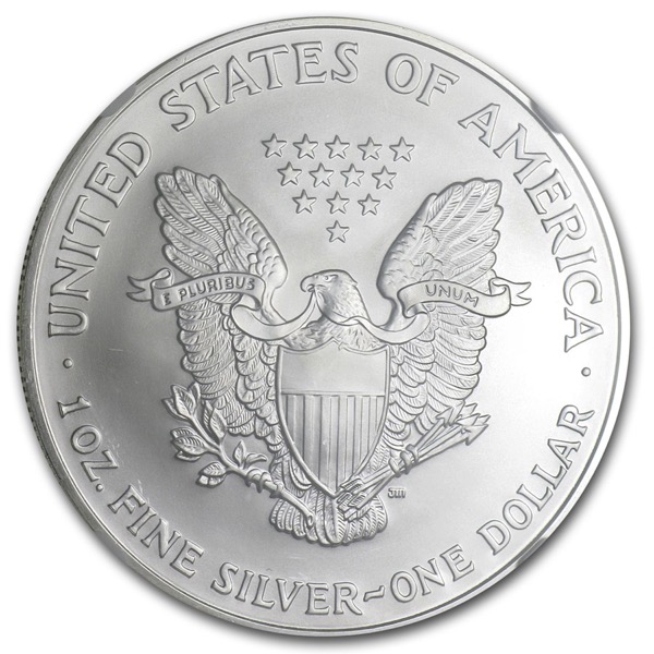 2006 1 OZ AMERICAN SILVER EAGLE NGC69 - Image 4