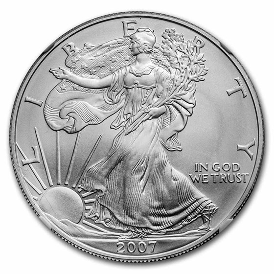 2011 1 OZ AMERICAN SILVER EAGLE NGC69 - Image 3