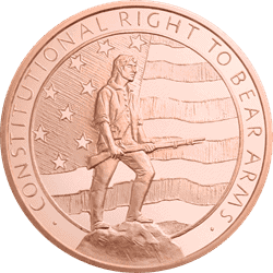 2 OZ COPPER ROUND SECOND AMENDMENT
