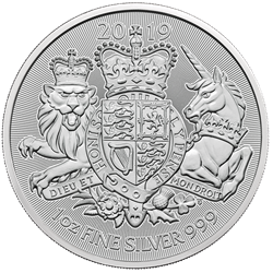 2019 1 OZ GREAT BRITIAN SILVER ROYAL ARMS