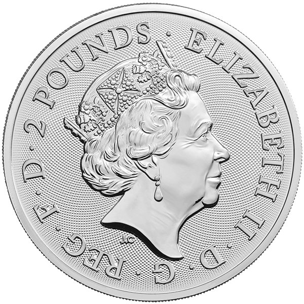 2019 1 OZ GREAT BRITIAN SILVER ROYAL ARMS - Image 3