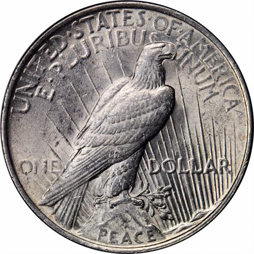 1922 $1 U.S. SILVER PEACE BU - Image 3