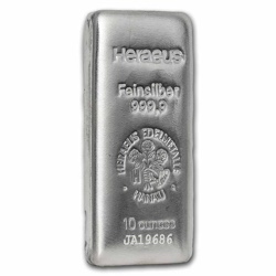 10 OZ SILVER BAR LBMA BRANDS
