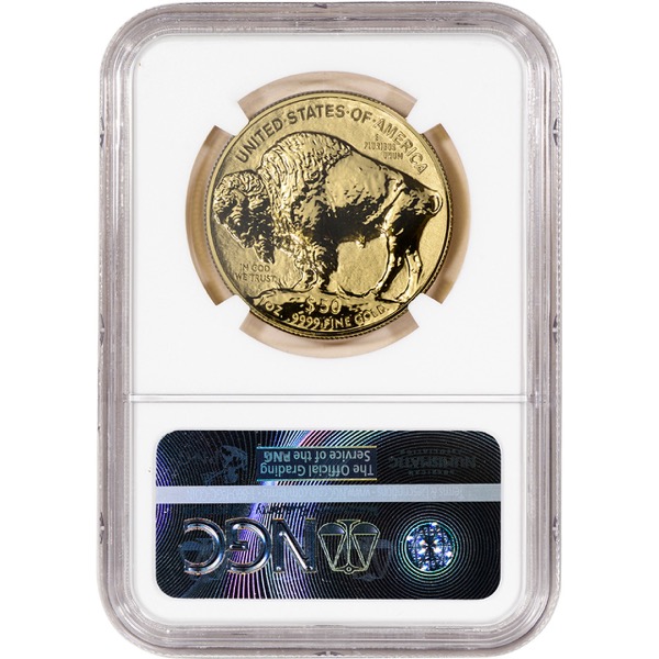 2013 1 OZ AMERICAN GOLD BUFFALO NGC70 PROOF REVERSE - Image 3