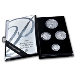 4 PIECE PLATINUM EAGLE SET CAPSULE ONLY