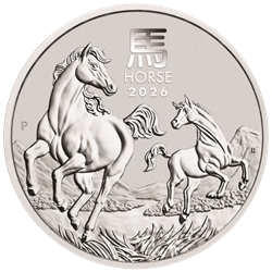 2026 KILO PERTH MINT SILVER HORSE (LUNAR SERIES)