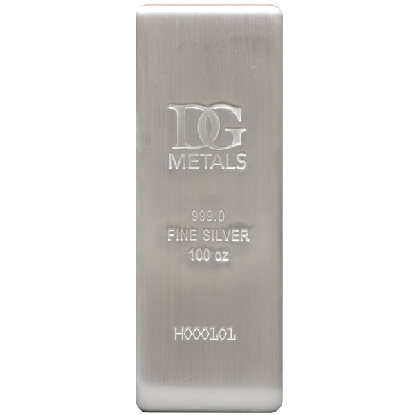 100 OZ SILVER BAR DILLON GAGE - Image 2