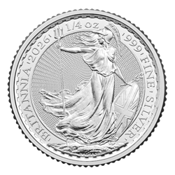 2026 1/4 OZ GREAT BRITAIN SILVER BRITANNIA