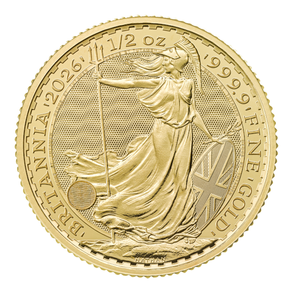 2026 1/2 OZ GREAT BRITAIN GOLD BRITANNIA - Image 2