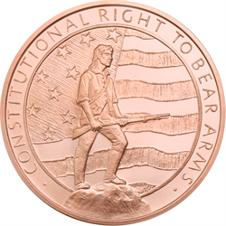 5 OZ COPPER ROUND SECOND AMENDMENT