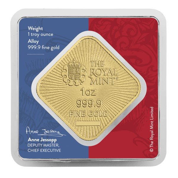 1 OZ GOLD BAR BRITANNIA AND LIBERTY - Image 3