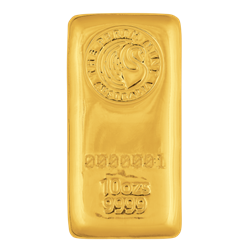 10 OZ GOLD BAR PERTH CAST