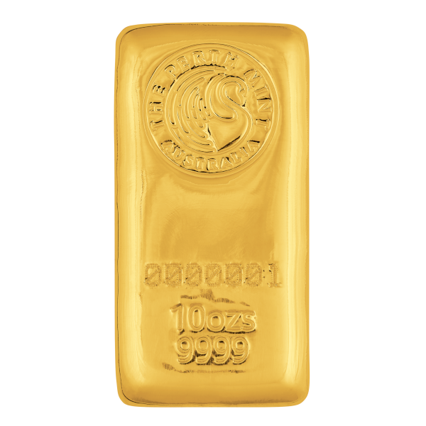 10 OZ GOLD BAR PERTH CAST - Image 2