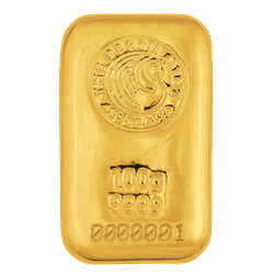 100 GRAM GOLD BAR PERTH CAST