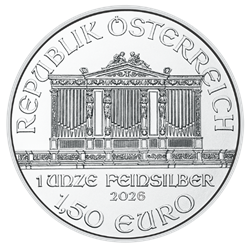 2026 1 OZ AUSTRIAN SILVER PHILHARMONIC