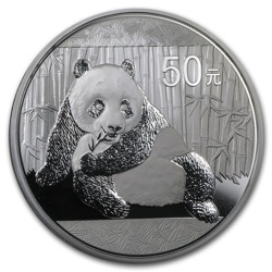 5 OZ CHINESE SILVER PANDA