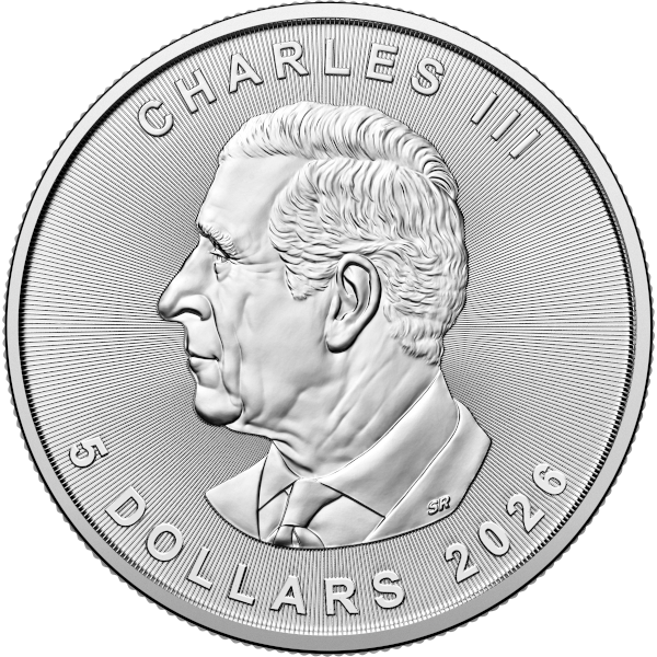 2026 1 OZ CANADIAN SILVER MAPLE LEAF - Image 3
