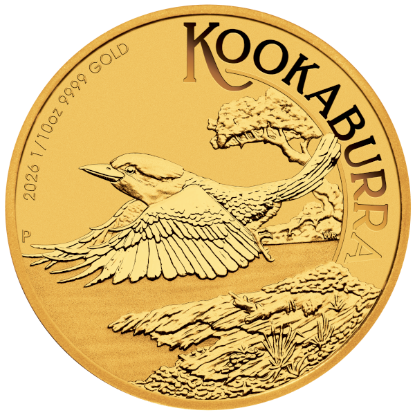 2026 1/10 OZ GOLD KOOKABURRA - Image 2