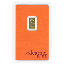 1/2 GRAM GOLD BAR VALCAMBI