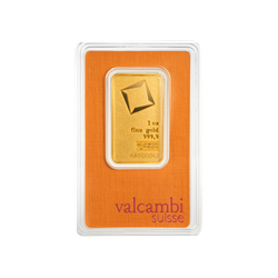 1 OZ GOLD BAR VALCAMBI MATTE FINISH