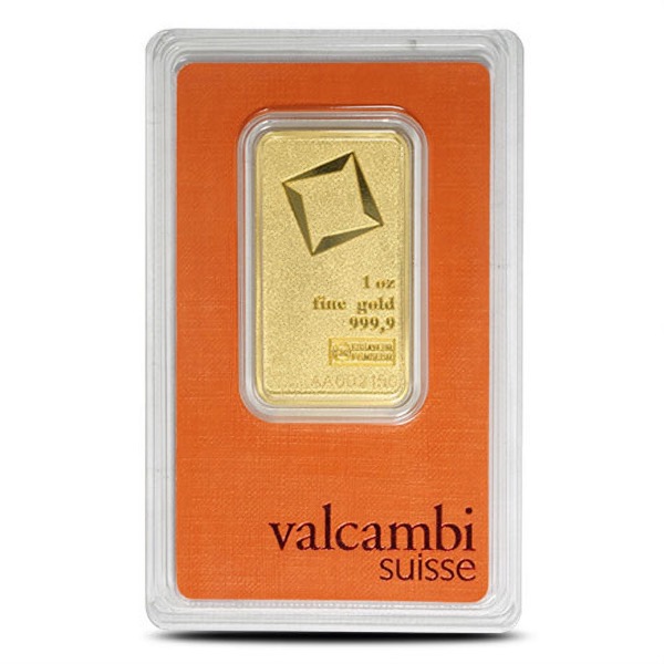 1 OZ GOLD BAR VALCAMBI MATTE FINISH - Image 2