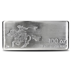 100 OZ SILVER BAR SILVERTOWNE